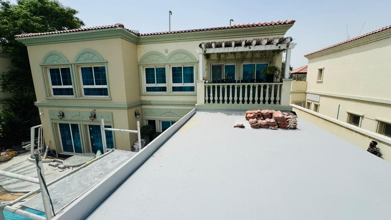 Roofing Installation at Jumeirah Park